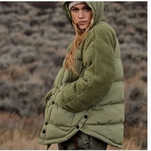Anthropologie Pilcro Swing Puffer Jacket